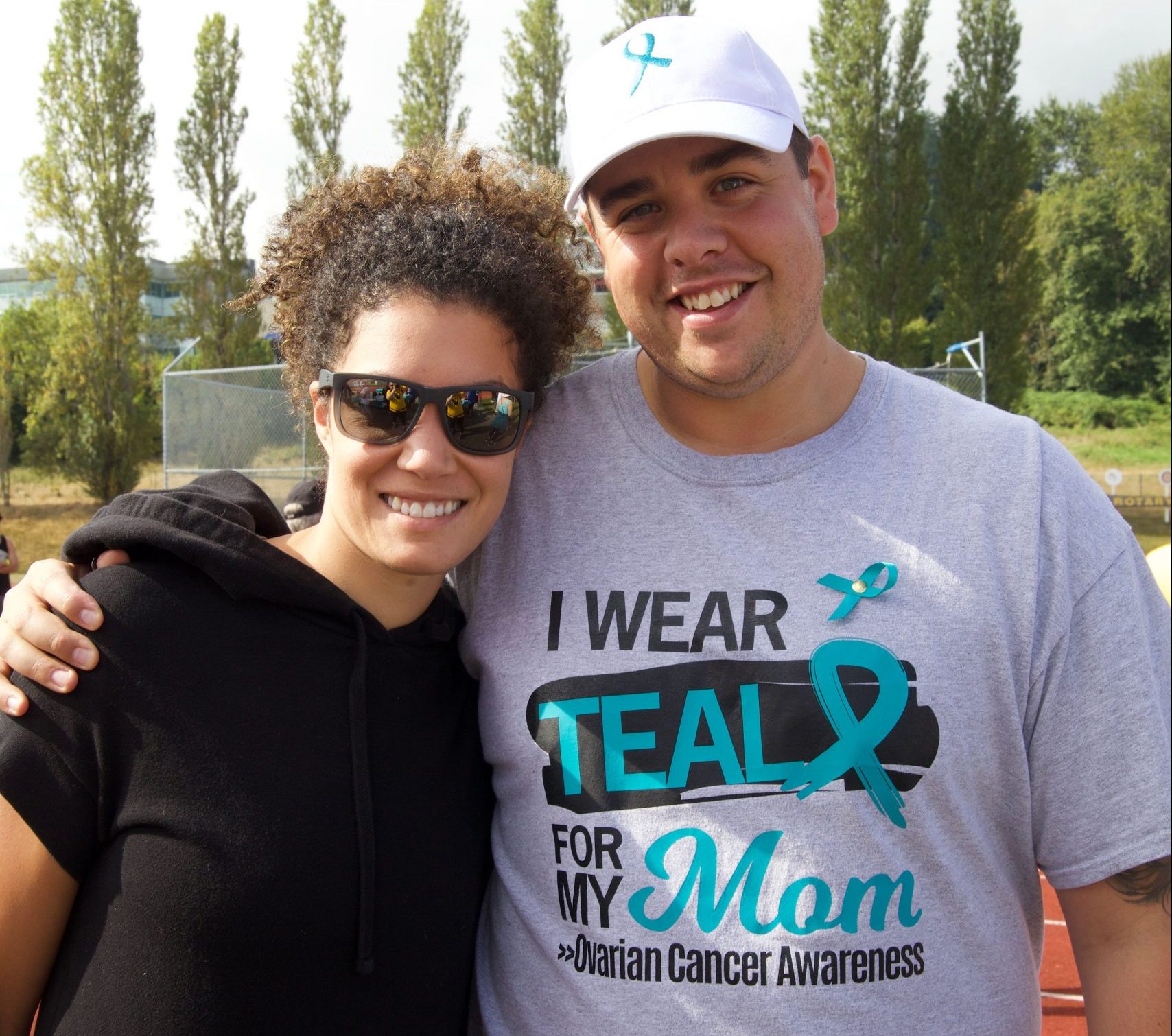 'I wear teal for my mom' shirt - Nanaimo, BC