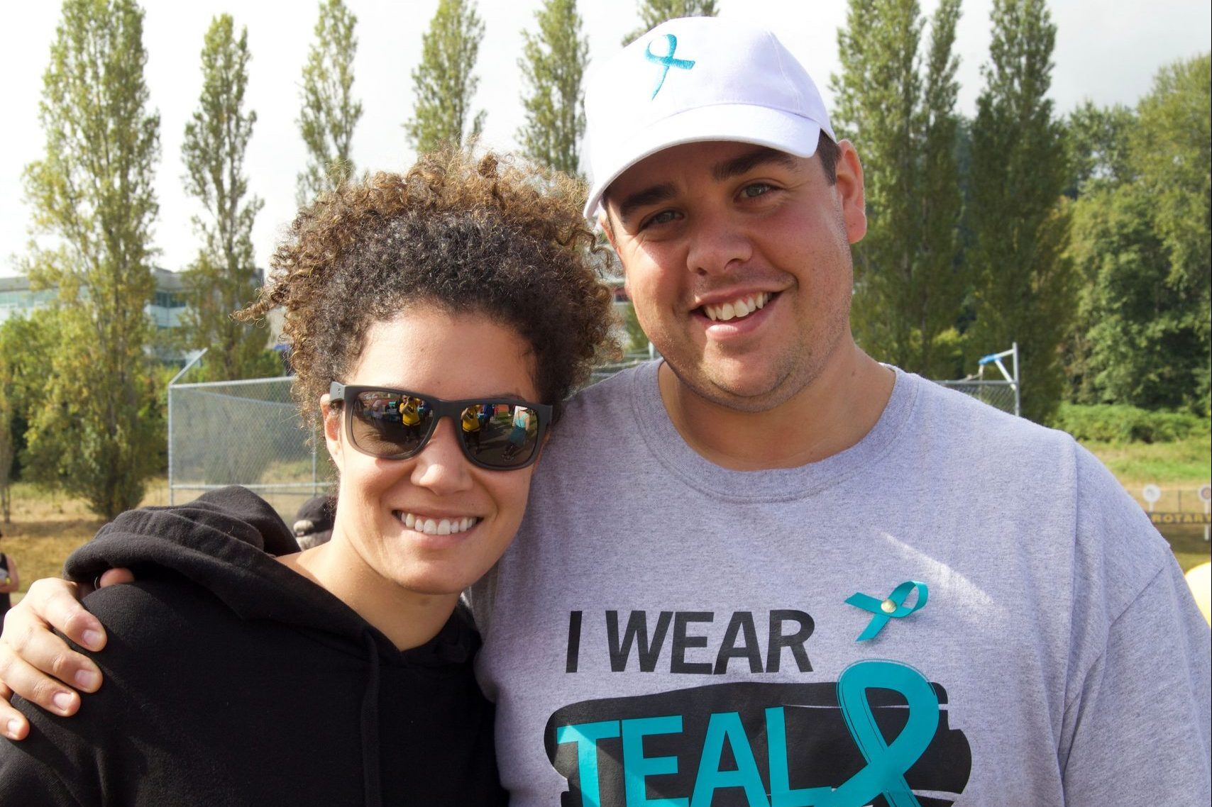 'I wear teal for my mom' shirt - Nanaimo, BC