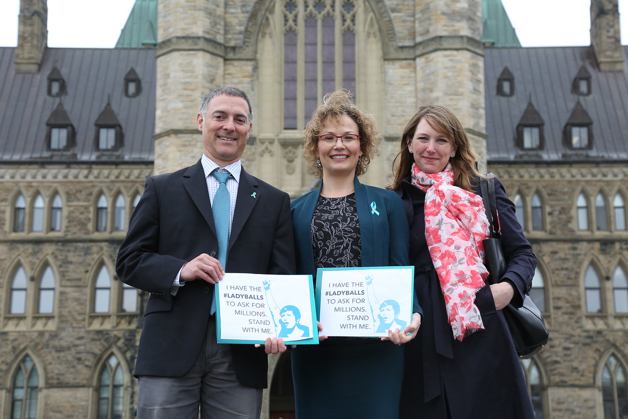 Dr. Trevor Sheperd, Translational Oncology Scientist; Julee Pauling, xxxx; Cailey Crawford, Vice President of Programs and Policy, Ovarian Cancer Canada