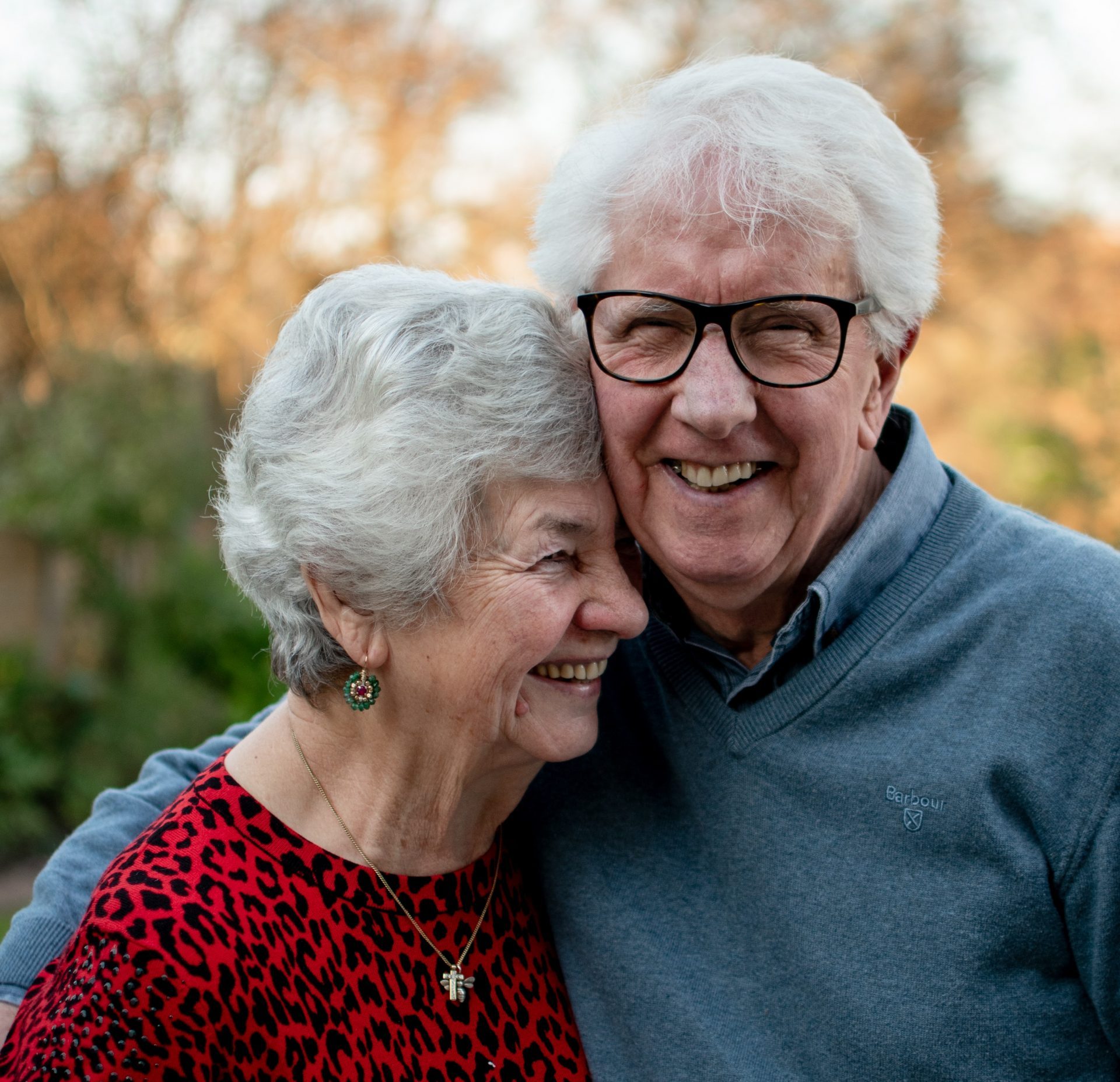 Smiling couple