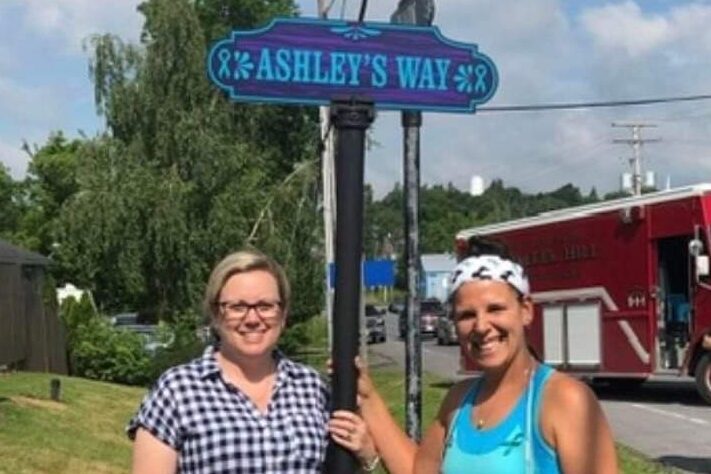 Ashley's Way Road Sign