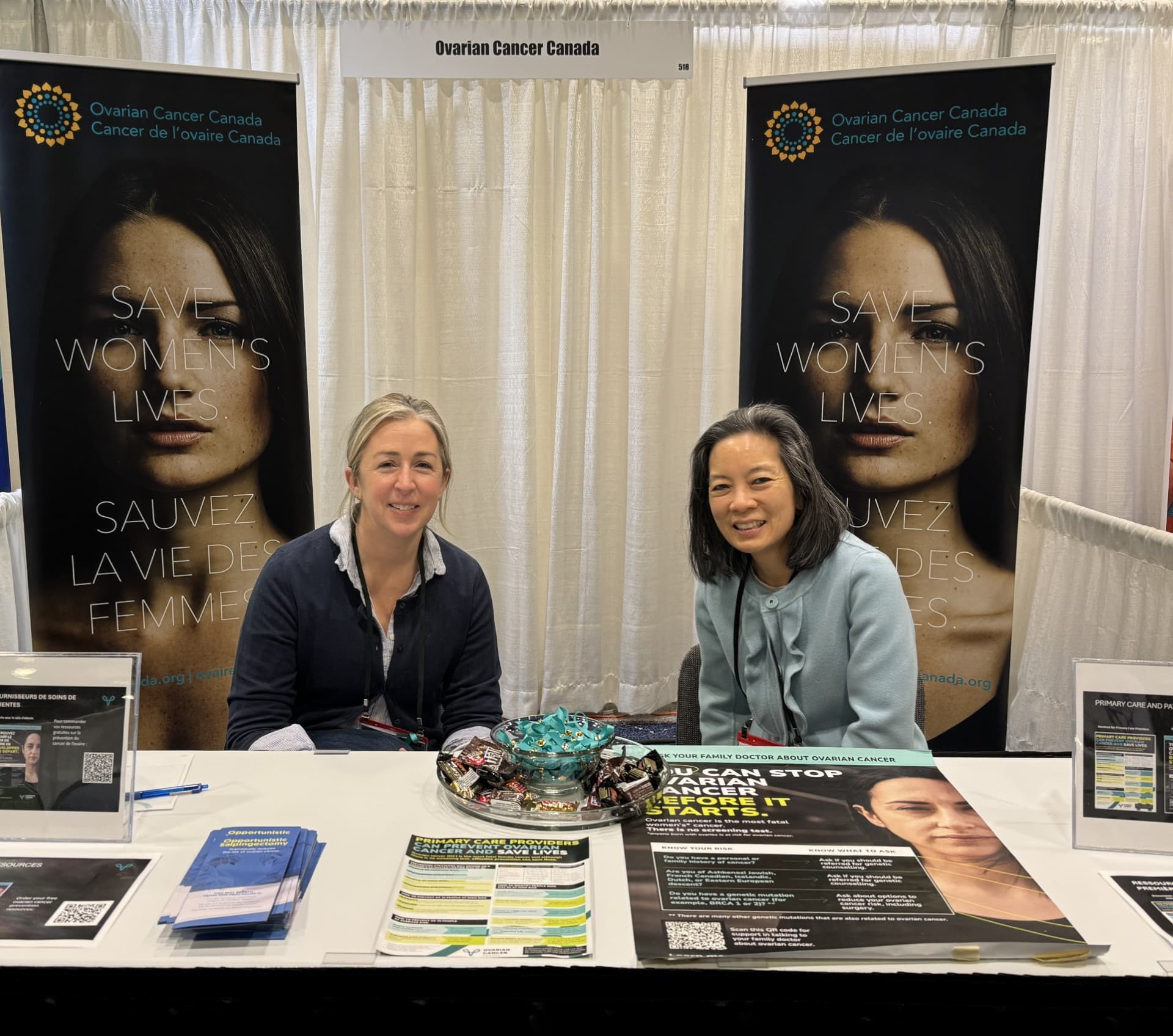 Shanna Rice, Coordinator, Community Engagement and Events and Dr. Janice Kwon, member of the Prevention Task Force at the Family Medicine Forum